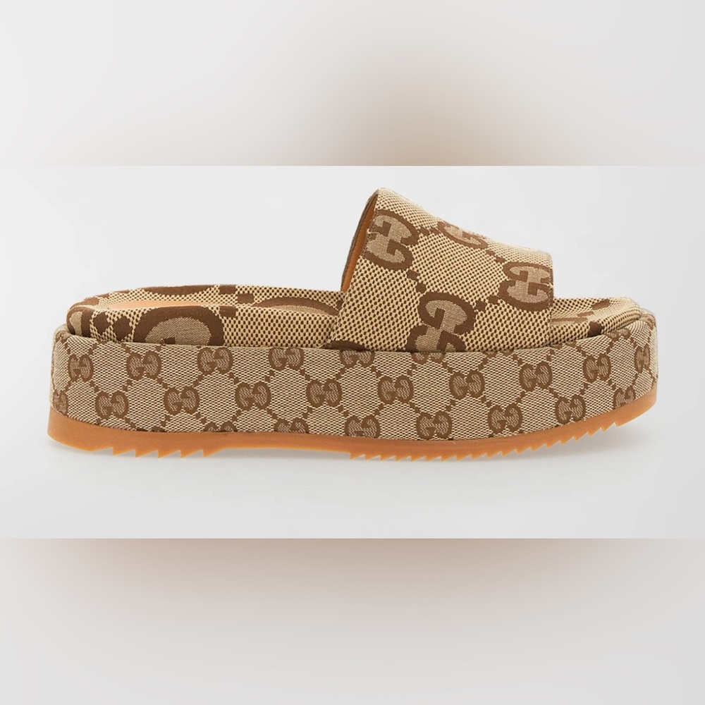 GUCCI WOMEN'S PLATFORM SLIDE SANDAL